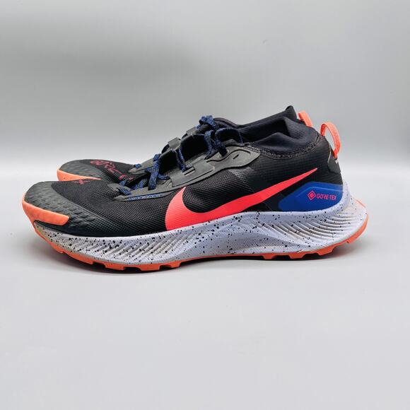 Nike Shoes Womens 10 Black Pink Pegasus Trail 3 GORE TEX Trail Running Sneakers - Picture 4 of 11
